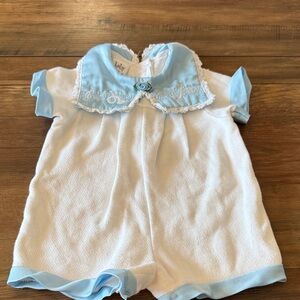 Dior Baby Blue and White Outfit